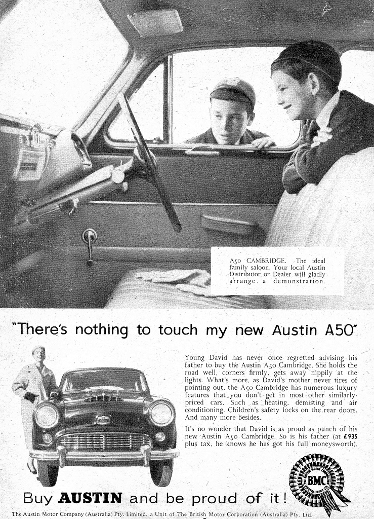 1956 Austin Cambridge A50 Sedan BMC